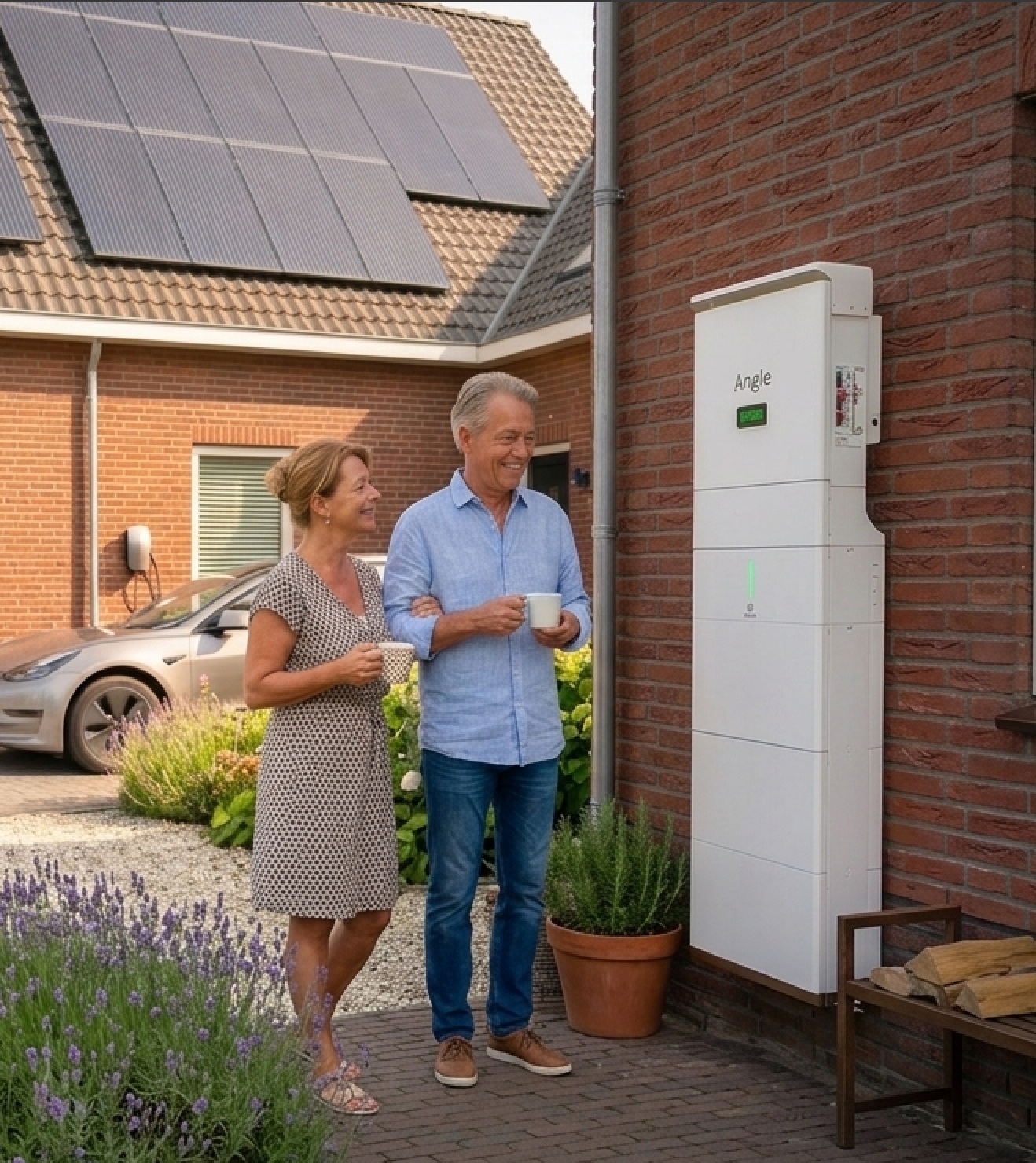 Angile thuisbatterij geinstalleerd bij een klant